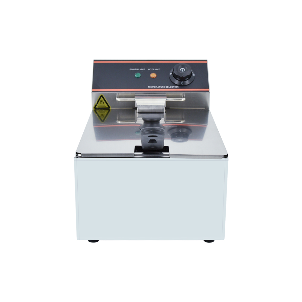 Electric 6L sinlge oil stainless steel commercial electric deep fryer