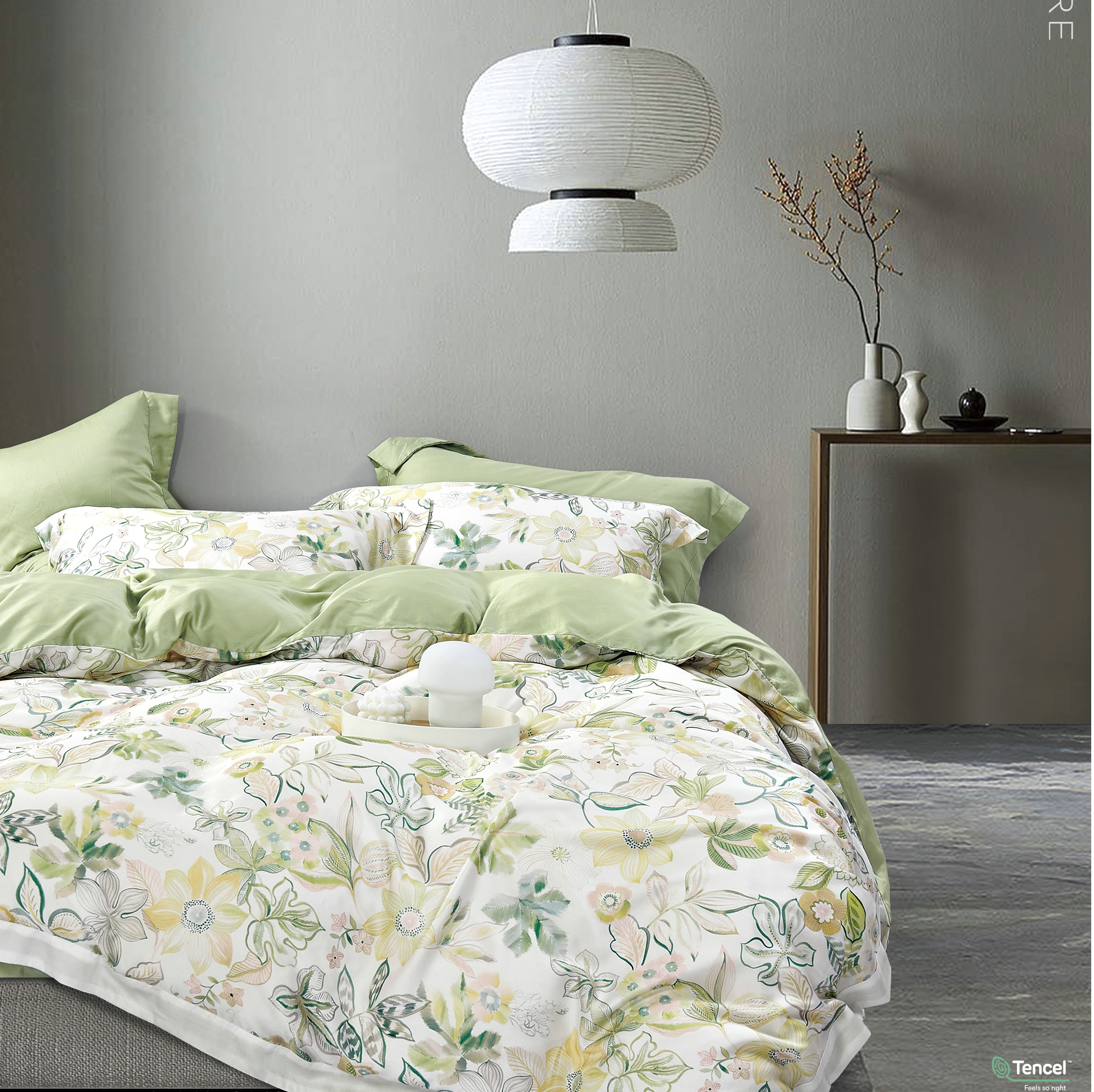 60s tencel print 4pcs set/summer quilt