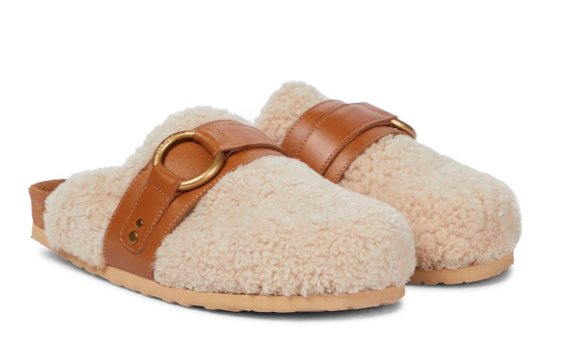Ladies Classic Fashion Indoor Outdoor Slippers Sheepskin Slippers