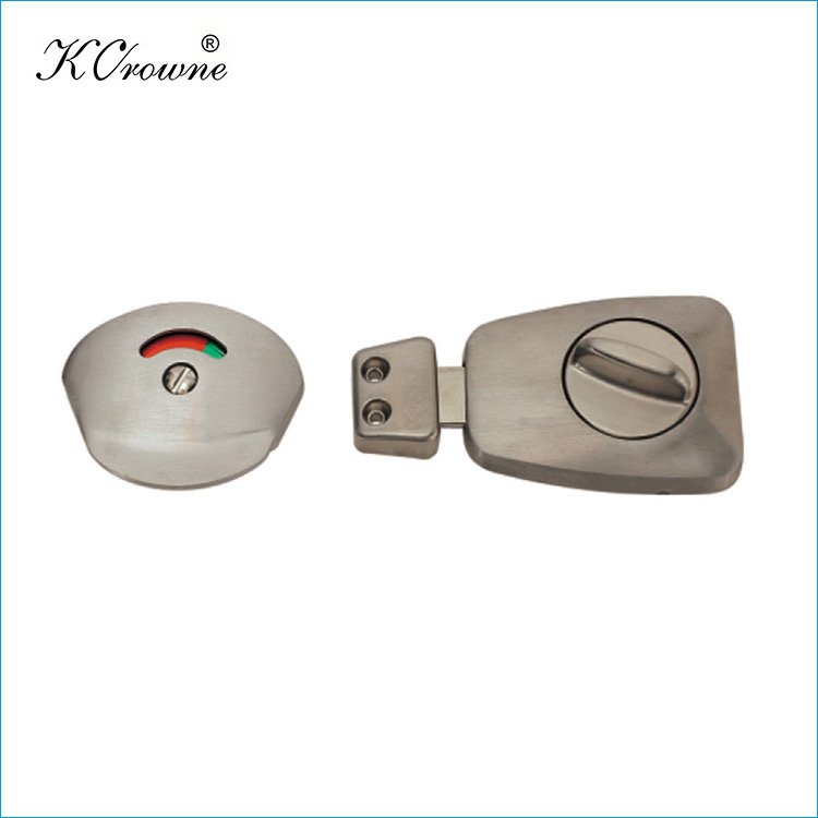 Factory Direct Sales Toilet Cubicle Partition 304 Stainless Steel Indication Lock for Sale