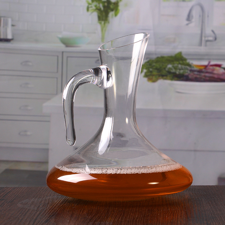Wholesale Crystal Red Wine Glass Decanter With Handle