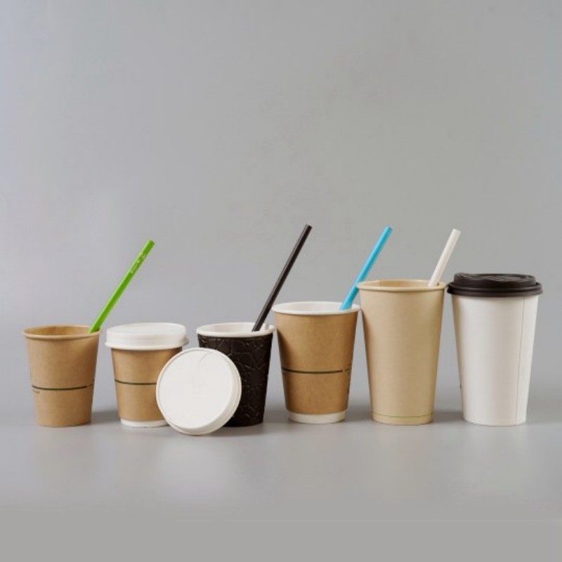 MVI ECOPACK Single Wall Water-Based Coating Recyclable Paper Coffee Cups