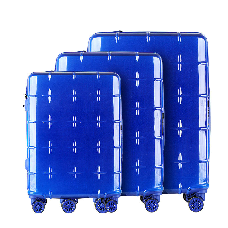 travel world trolley luggage carry on PP hard shell trolley suitcases luggage cases sets