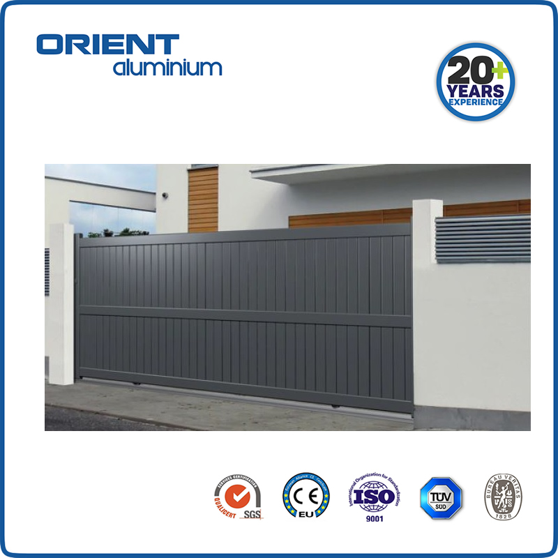 Cheap Aluminium Exterior Main Gate Design Villa Entrance Door