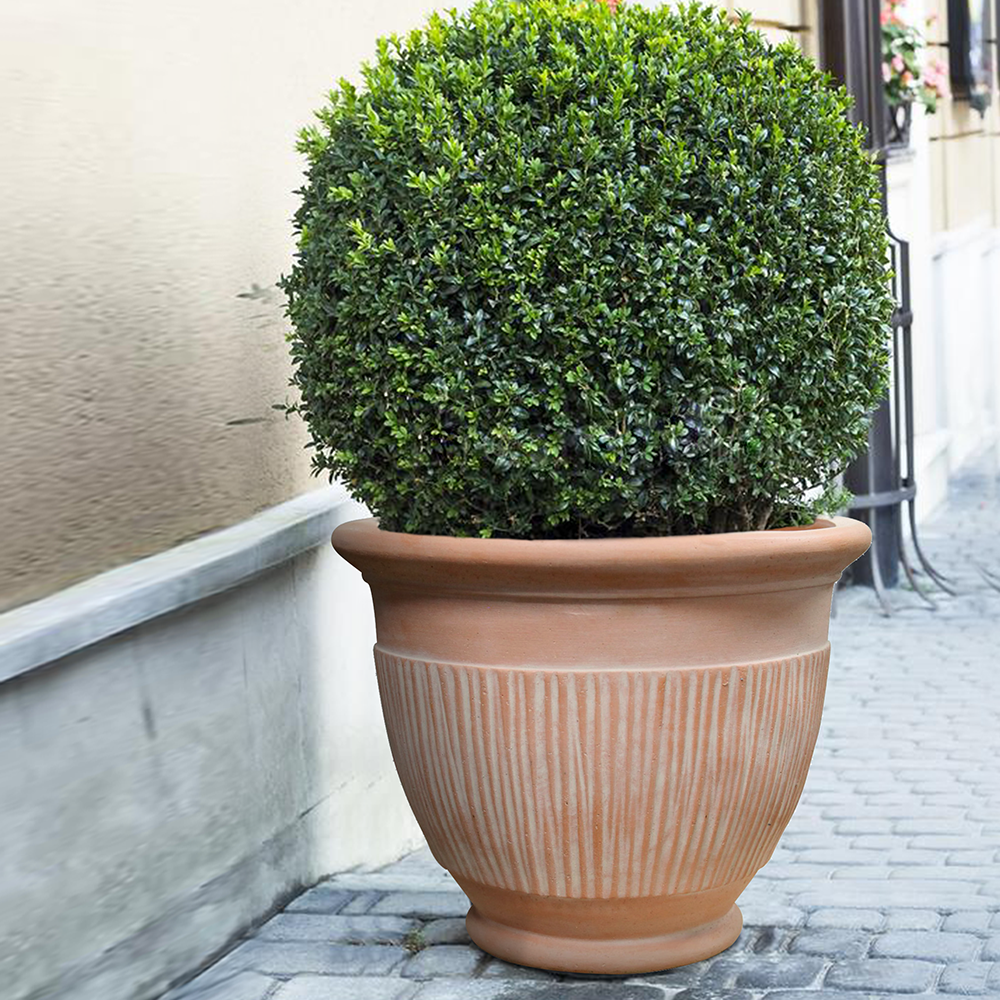 Flower Planter/Pot,Light Weight Planter Pottery with natural, realistic texture GL8638.22