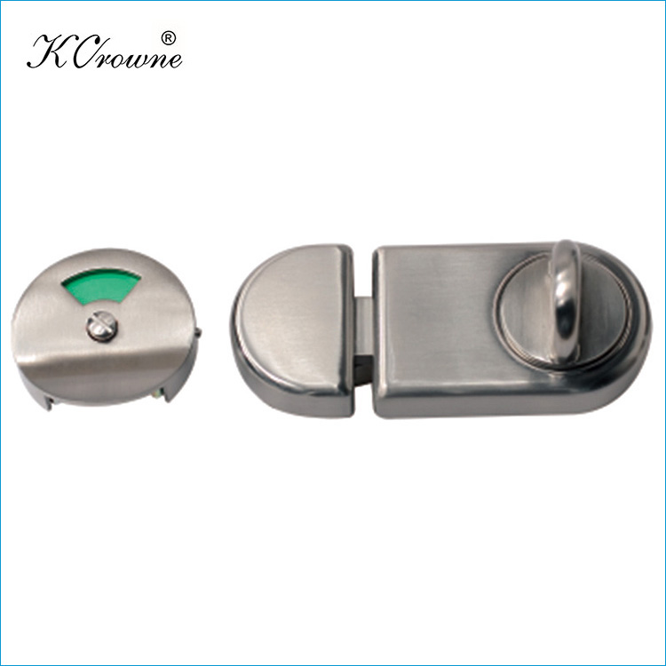 Low Price Wholesale Toilet Cubicle Partition Zinc Indication Lock for Sale