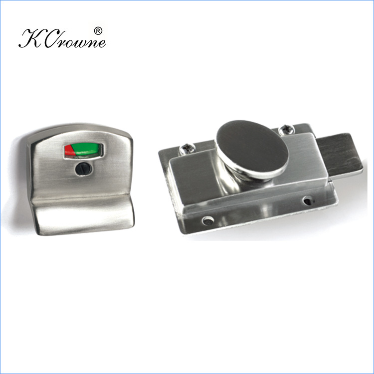 High Quality Durable Rust Proof Zinc Door Lock for Toilet Cubicle Partition for Sale