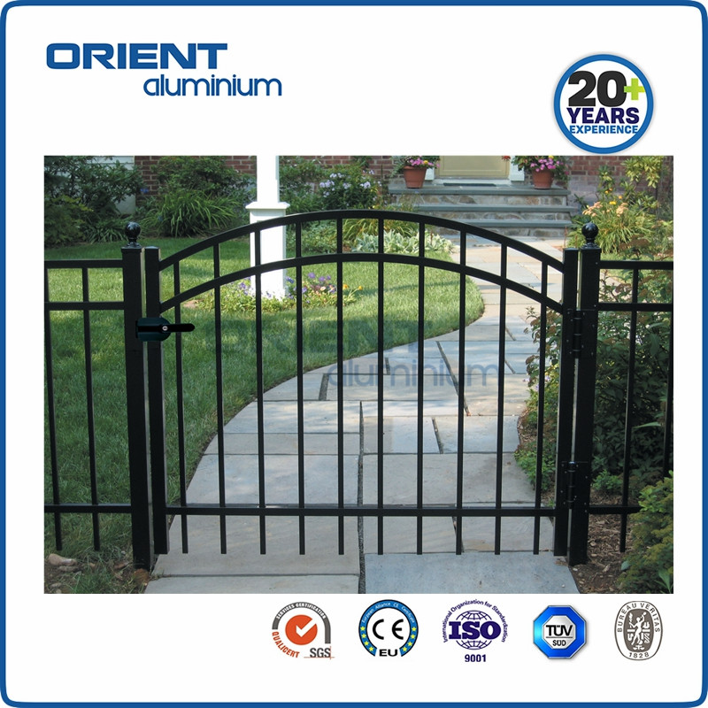 Canada Metal Farm Gate Black Welding Aluminum Entrance Exterior Gate Design