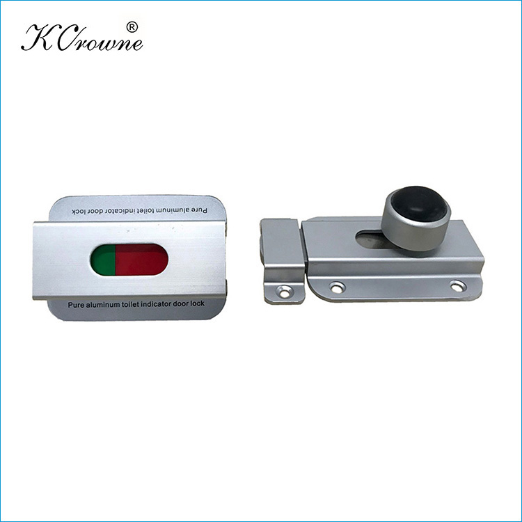 High Quality Toilet Cubicle Partition Aluminium Indication Lock for Sale