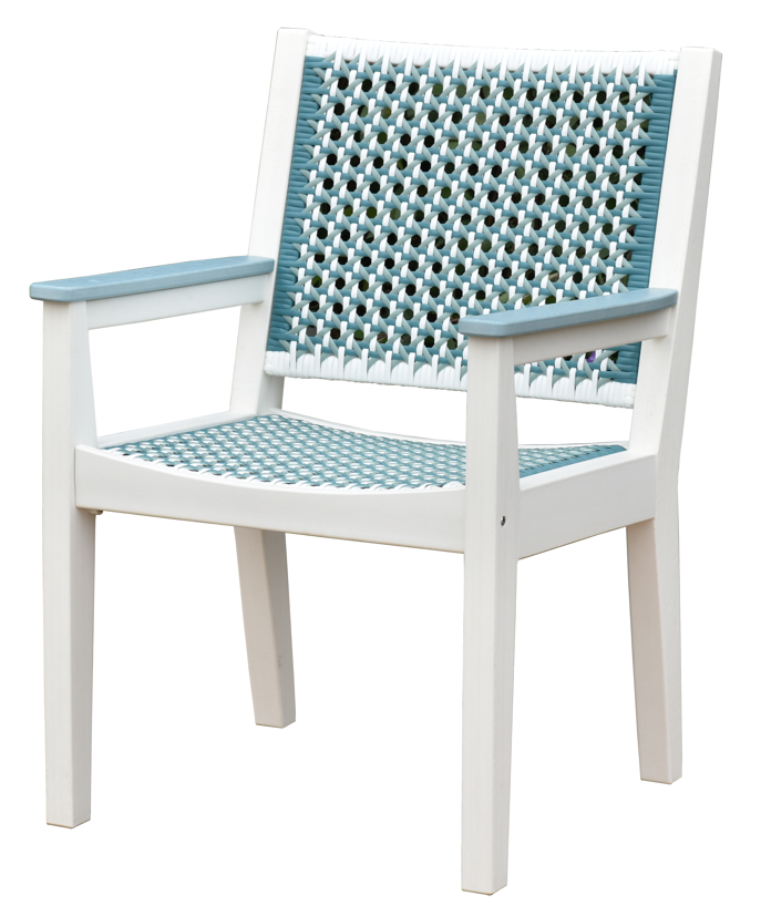 HDPE Wicker Arm Chair