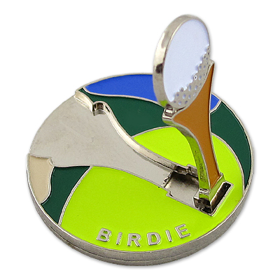 Ball markers, golf ball markers