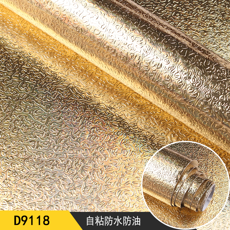Pvc aluminum foil sticker kitchen sticker