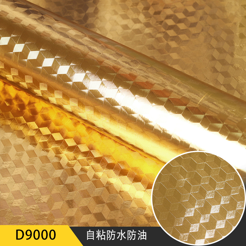 Pvc aluminum foil sticker kitchen sticker
