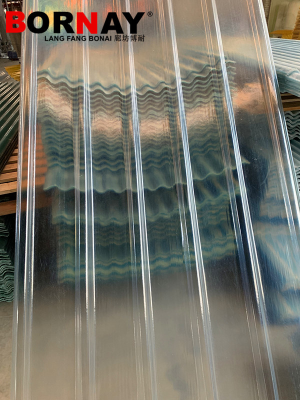 0.8-3.0 mm Thickness FRP Transparent Sunlight Sheet in Different Size