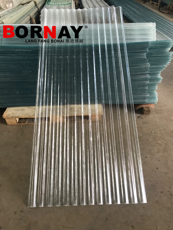 1.5mm Thickness FRP Transparent Sunlight Sheet in Different Size