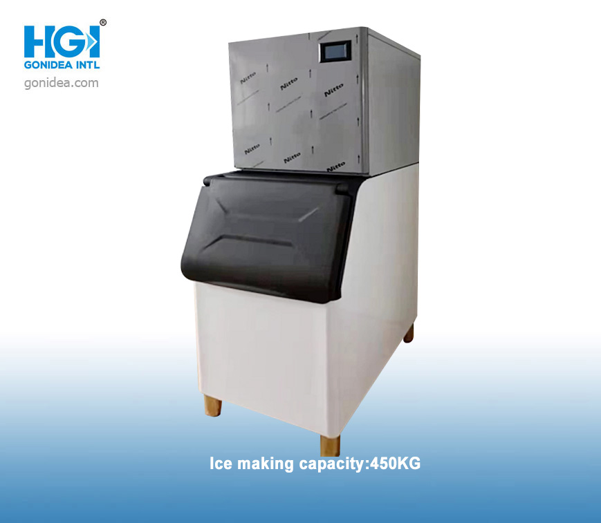 Commercial Ice Cube Machine 450 Kg Ice Cube Machine Maker for Shop Qsx-1000p