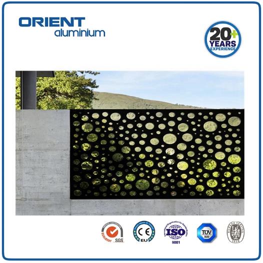 Decorative Laser Cut Metal Panel Courtyard Garden Screens
