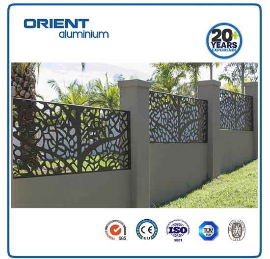 Laser Cut Corten Screen Wall Mounted Room Divider For Restaurant