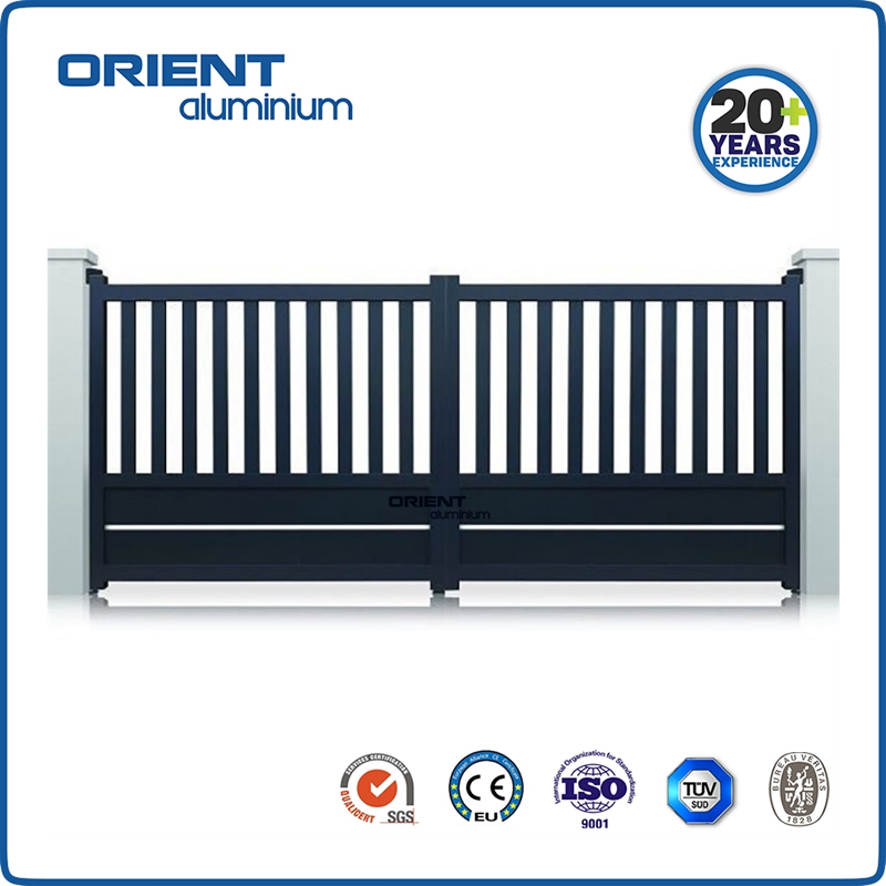 High quality aluminium gate decorative aluminum gates driveway designs aluminium driveway gate