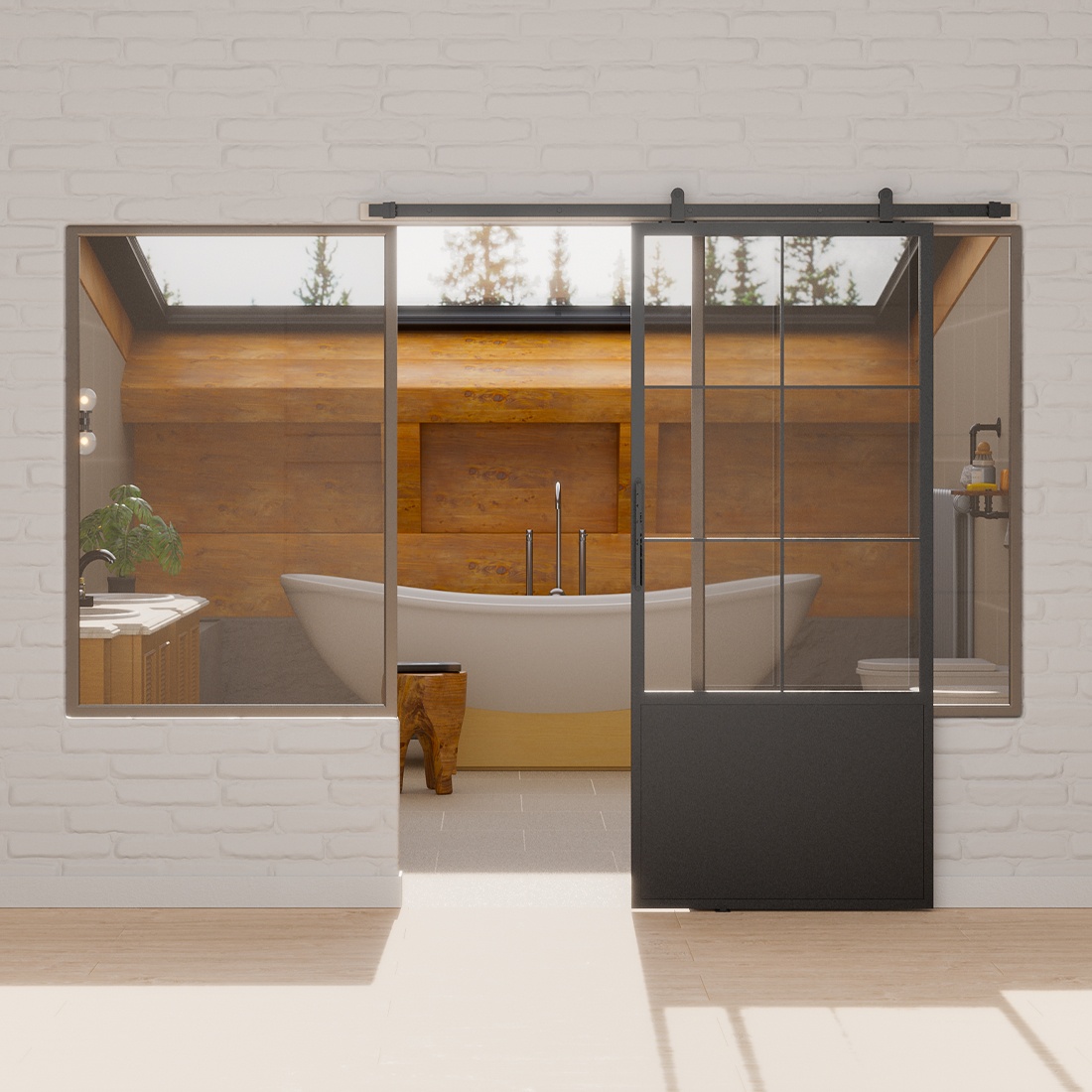 Metal Frame Door