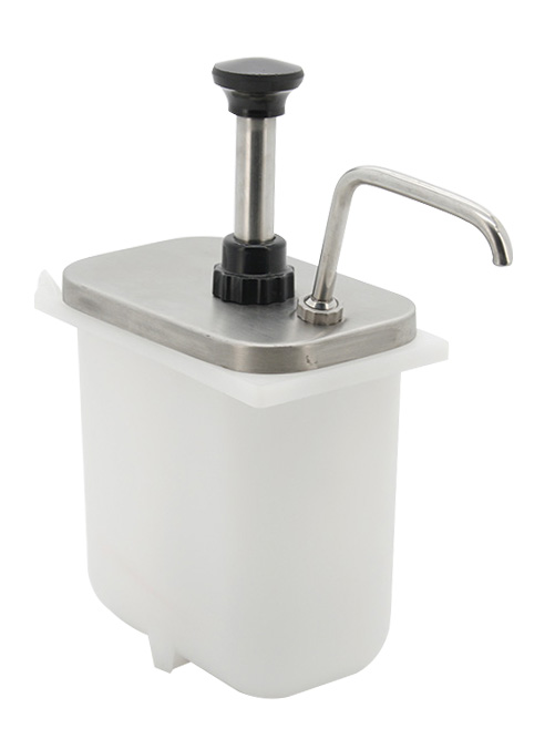 S/S Sauce Pump-1-Head Without Container