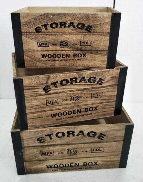 Wooden Storage Box