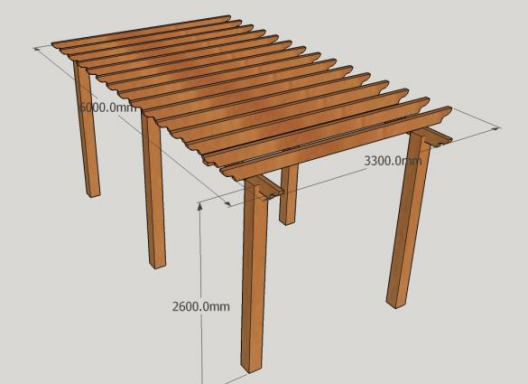 Pergola Blades and Posts