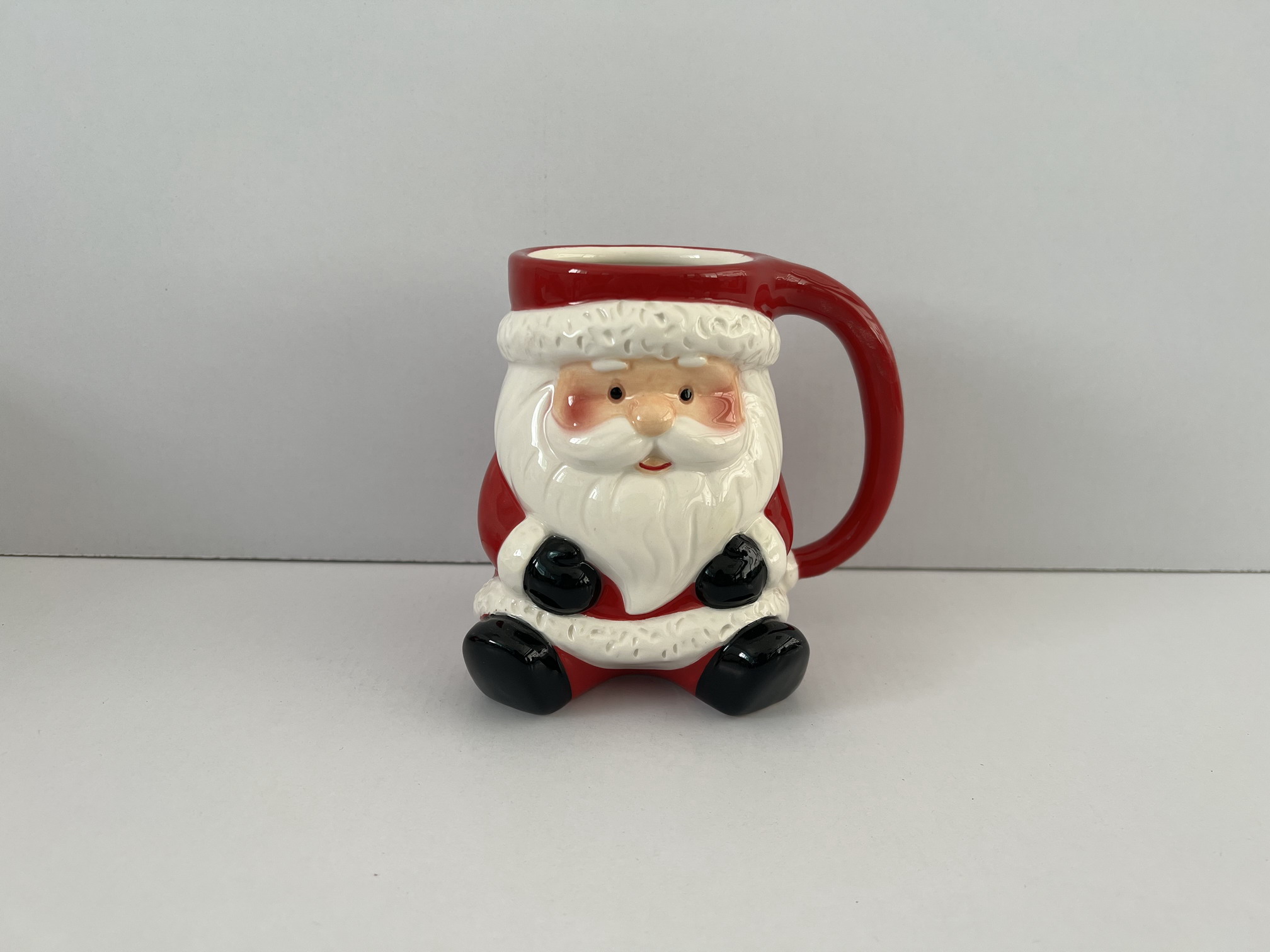 Ceramic santa mug