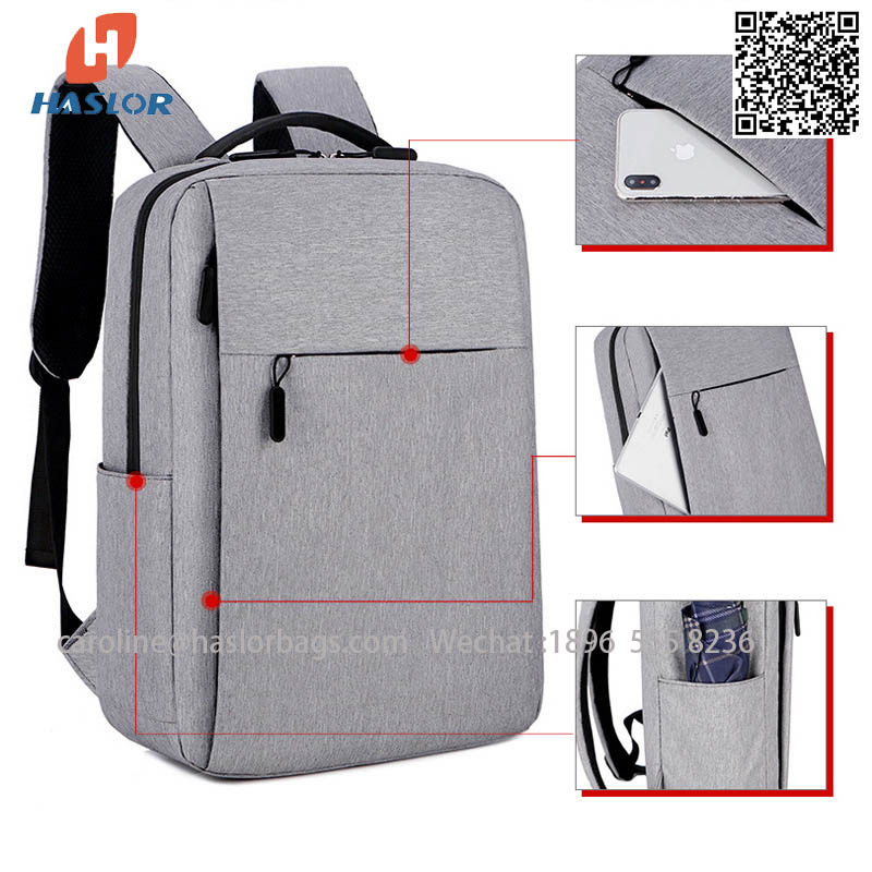 Custom logo business backpack man Korean version of student backpack computer backpack travel bag