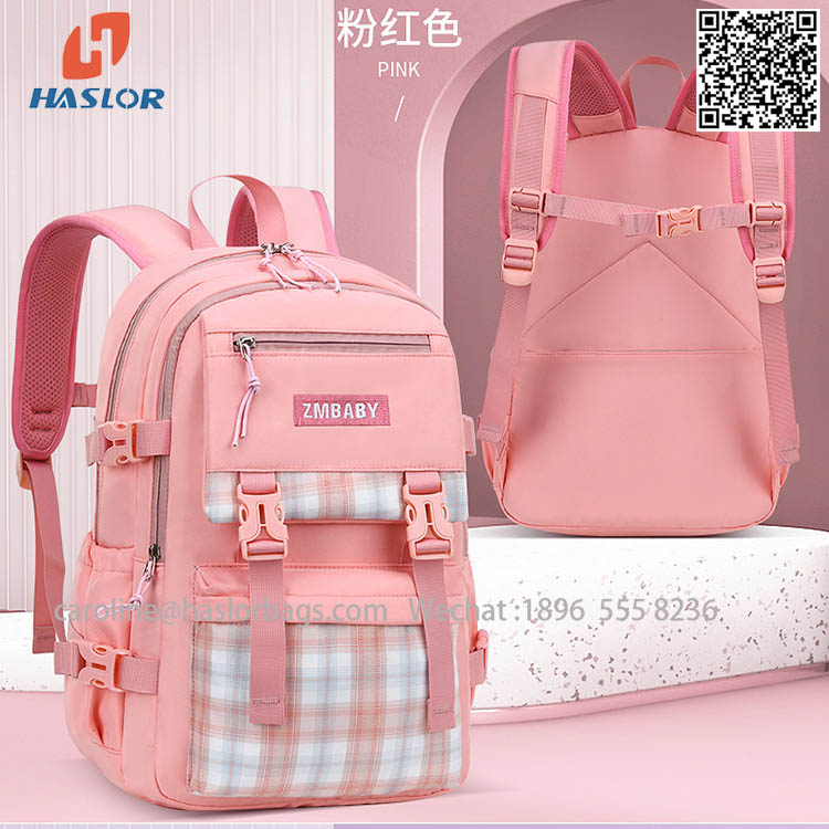 New schoolbag for primary girls 1-6-9 grade large capacity children's bag light leisure backpack