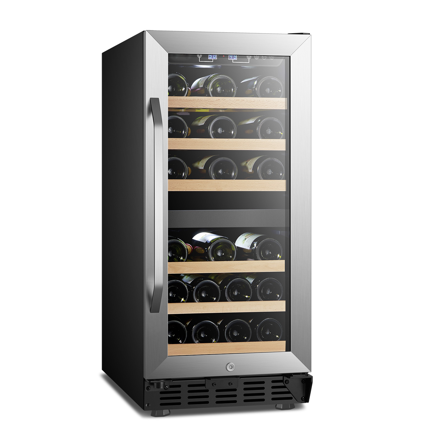 USF-33D 28 Bottles Dual zone Wine cooler