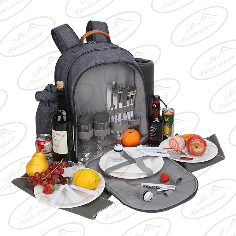 RPET Picnic backpack for 4 persons,picnic bag