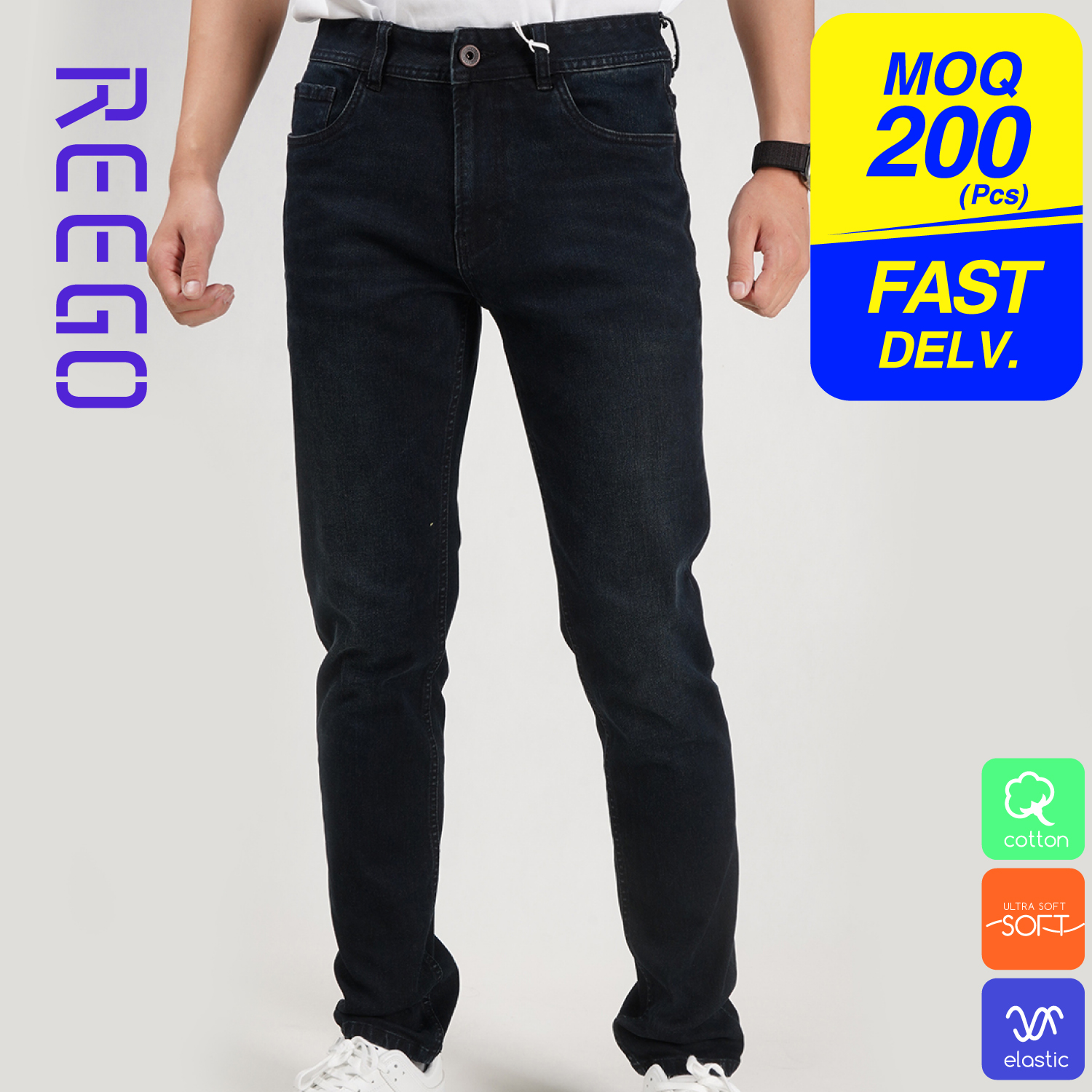 men’s black jeans