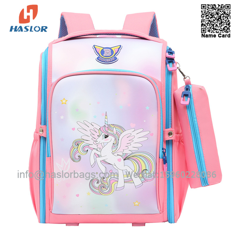 Children's small fresh and cute backpack all-in-one removable and washable cartoon school bag