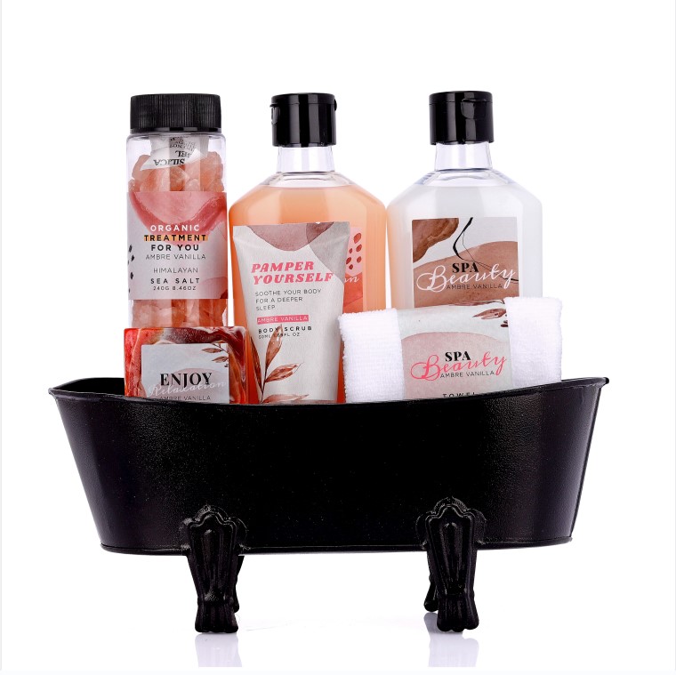 2023 high quality bathtub design ladies bubble bath shower gel set body care bath spa gift set
