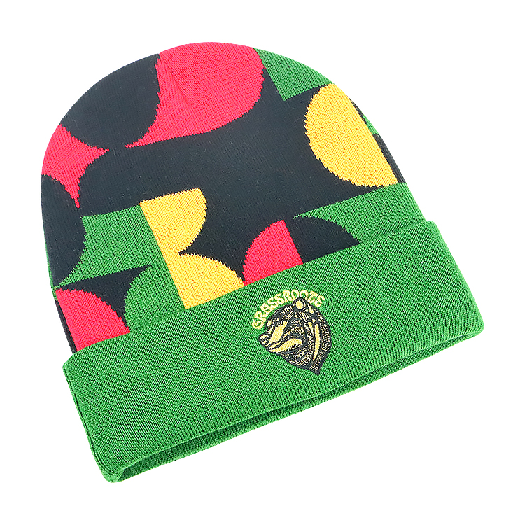 Unisex Knitted Winter Hats Embroidered Knitted Hat