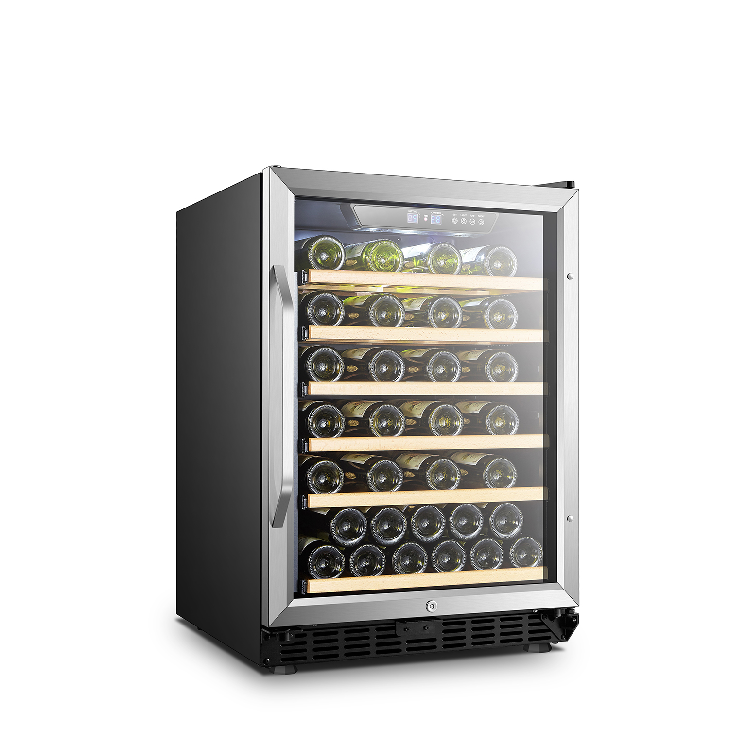 52 Bottle Single Zone Freestanding Wine Refrigerator