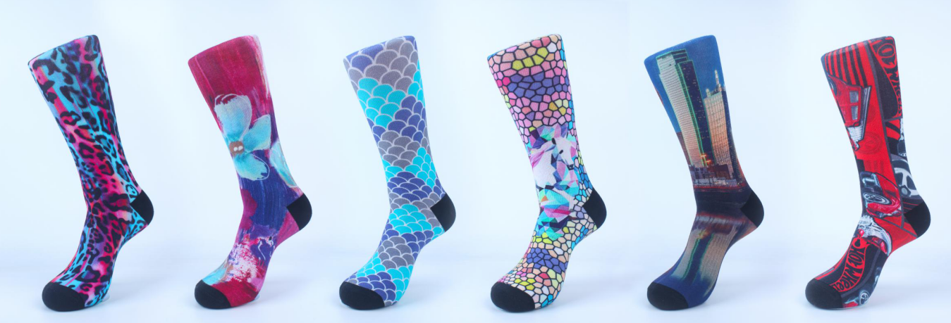 Men's fashion print stockings