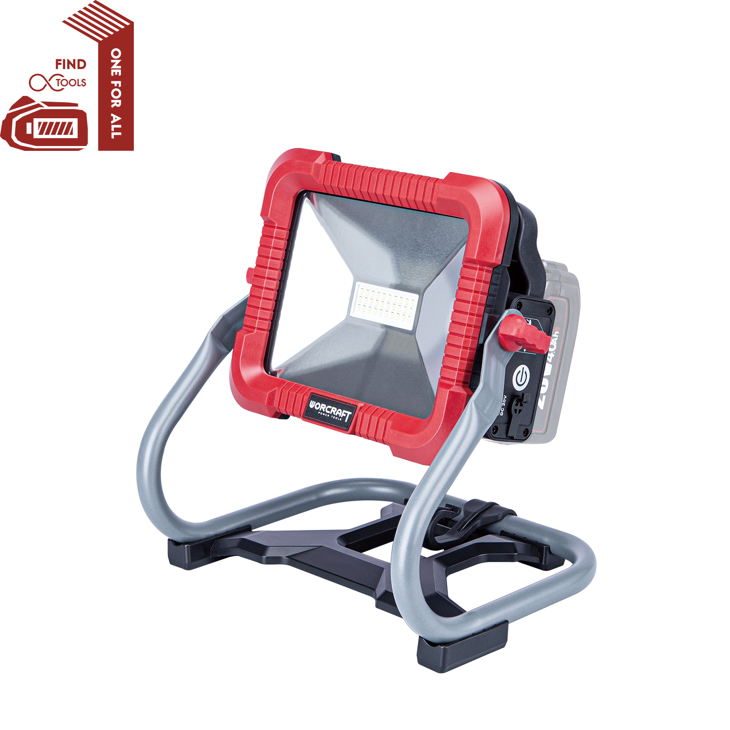 WORCRAFT 20V Li-ion Cordless LED Light CLED-S20Li-30WA