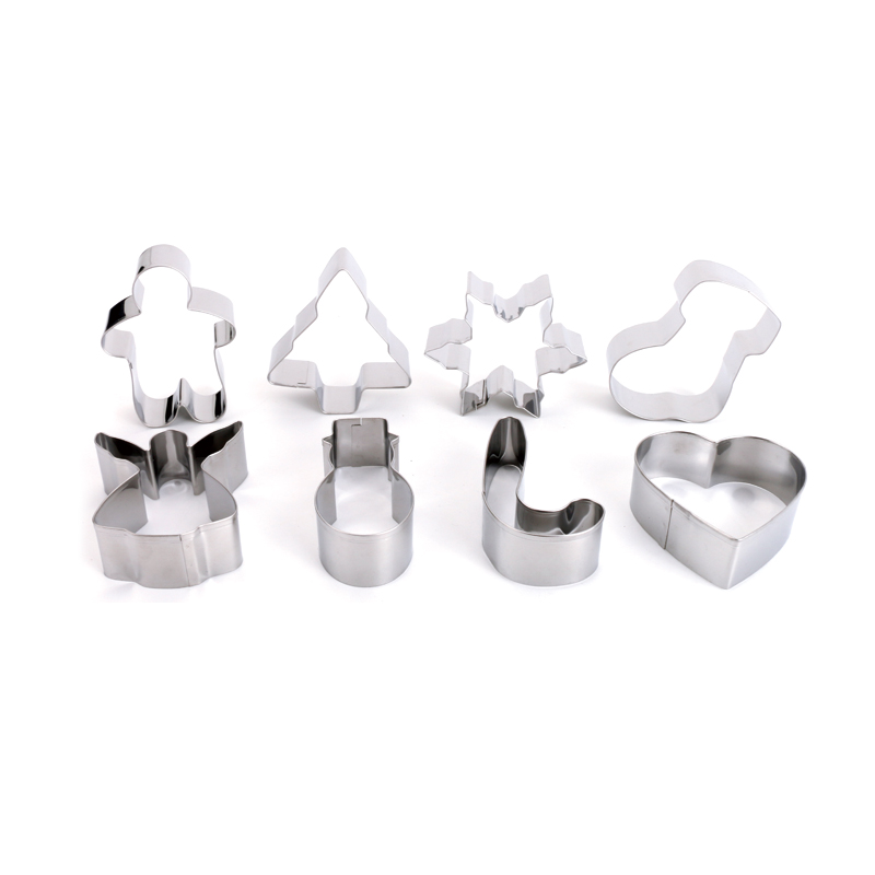 Wina 8 pcs Stainless steel cookie cutters