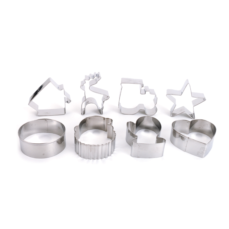 Wina 8 pcs Stainless steel cookie cutters