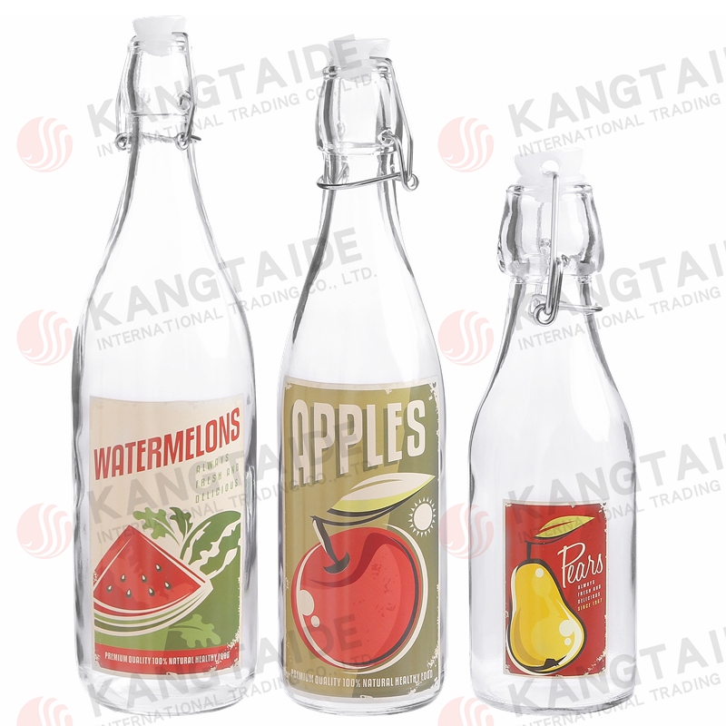 Storage bottles, storage jars, glass bottles, sealed jars,decal