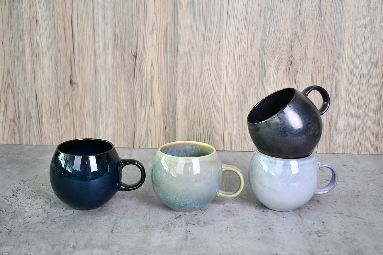 Stoneware mugs