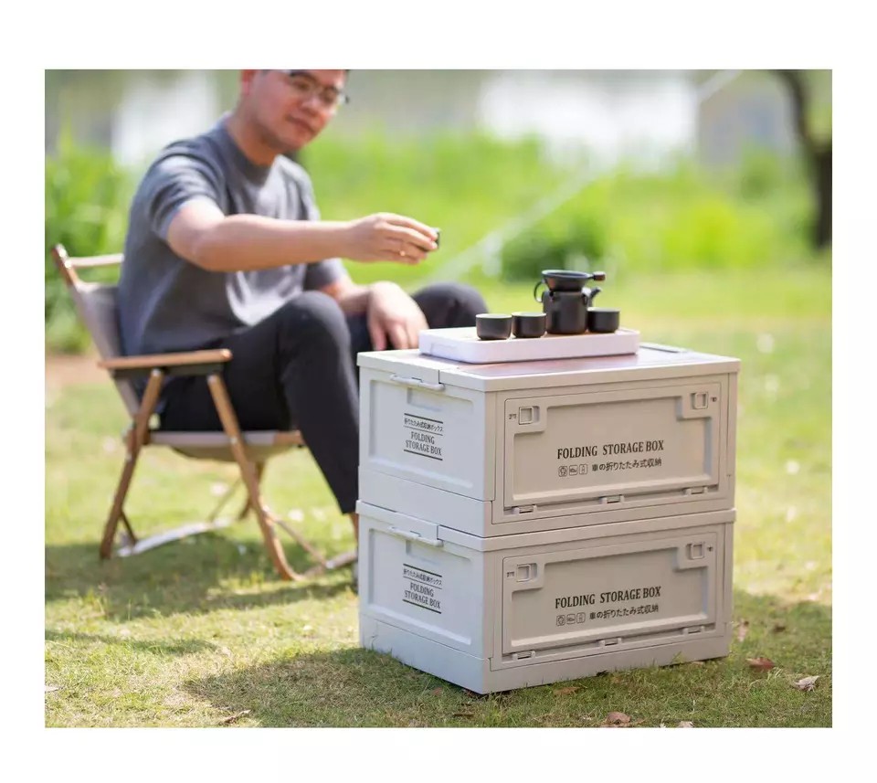 2022 New Design High-capacity Outdoor camping Foldable Multifunctional Plastic Storage Box