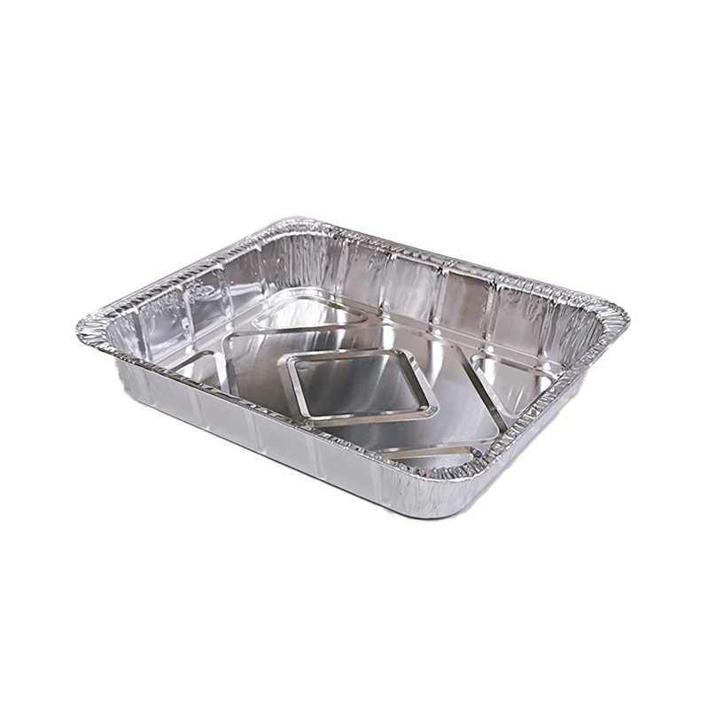 Medium-Sized Aluminum Foil Container | Disposable Food-Grade Foil Tray