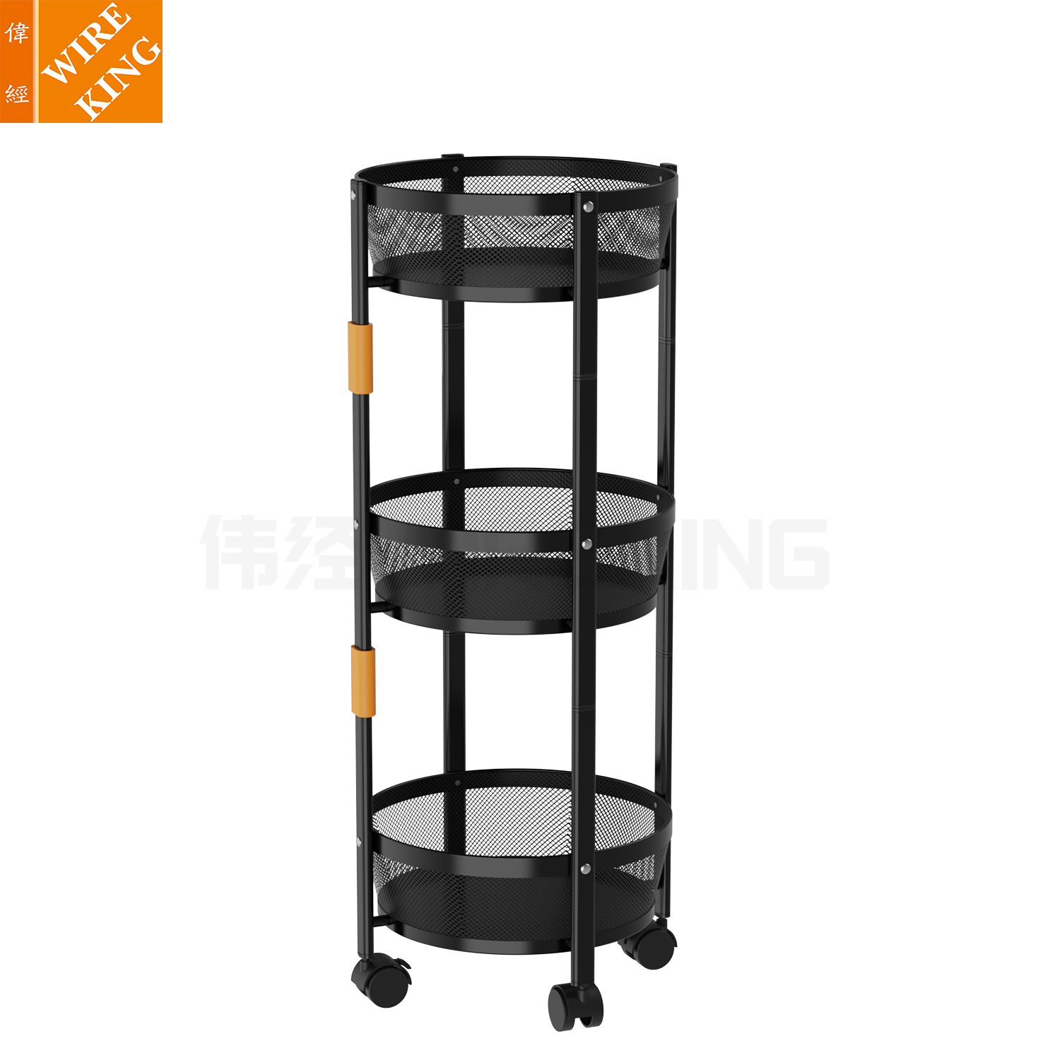 One second folding storage trolley
