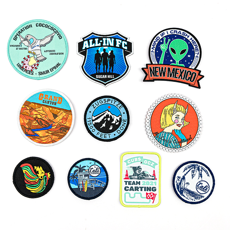 Custom Embroidery Patches Iron On Velcro Patches