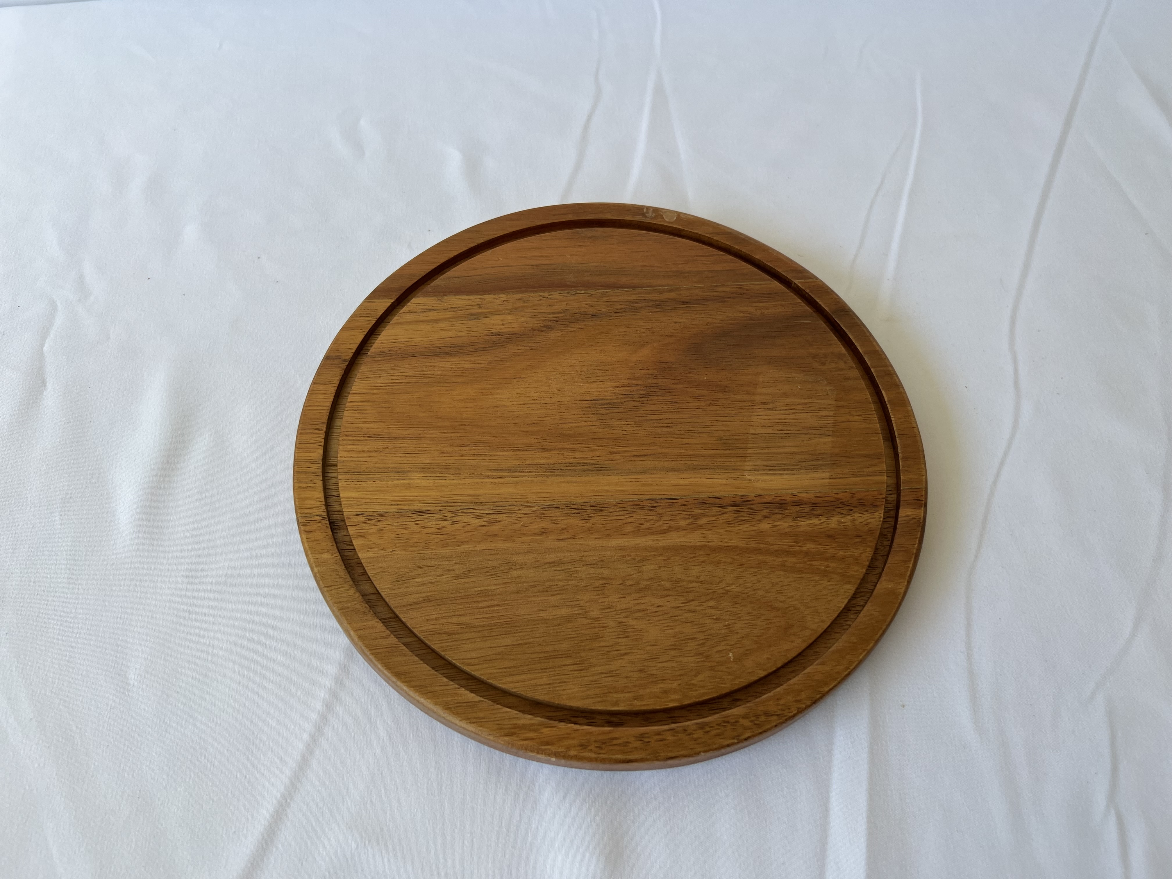 Acacia wood plate,wood lid