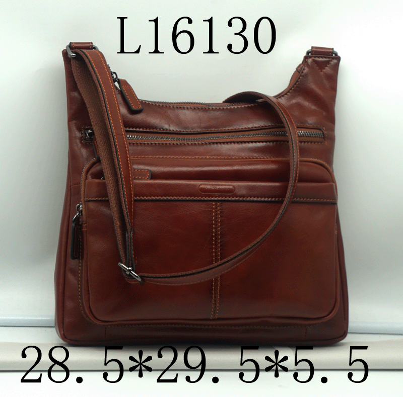 Genuine leather briefcase,laptop bag