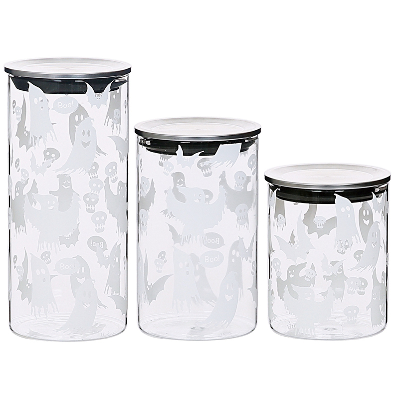 Storage bottles, storage jars, glass bottles, Spice jarButter bottle,candy jar,decal